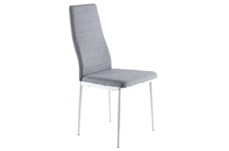 SILLA NIZA TEX GRIS / BLANCO