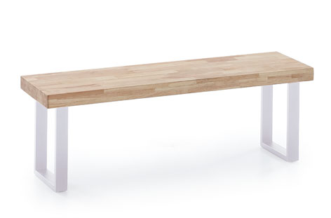 MESA REDONDA COMEDOR EXTENSIBLE BERG ROBLE CLARO / BLANCO. - Sedutahome