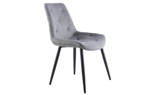 SILLA MARLENE TEJ. GRIS/ NEGRO