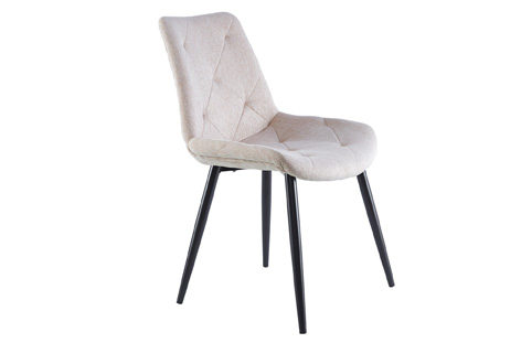 SILLA MARLENE TEJ. BEIGE/NEGRO