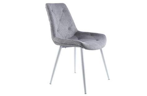 SILLA MARLENE TEJ. GRIS/BLANCO