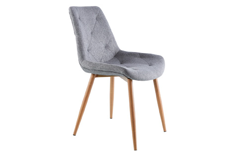 SILLA MARLENE TEJ. GRIS/ OAK