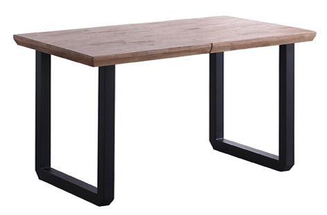 Mesa Comedor Extensible Branch Nogal/Negro