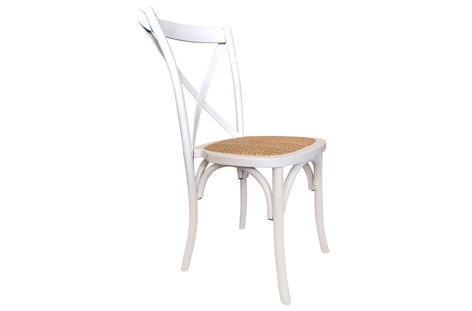 SILLA PROVENZA RATTAN/BLANCO