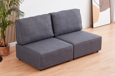 SOFA MOD. MOU 2PL TEJ. GRIS