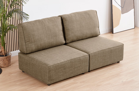 SOFA MOD. MOU 2PL TEJ. BEIGE