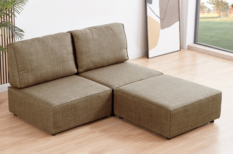 SOFA MOD. MOU 2PL+ CHAISE BEIG