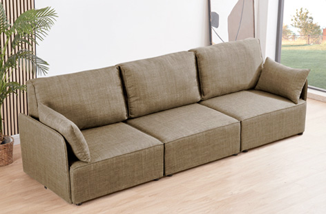 SOFA MOD. MOU 3PL BRAZOS BEIGE