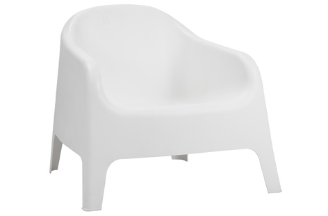 SILLON JARDIN POOL PP BLANCO