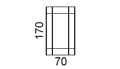 Espejo rectangular Orlando